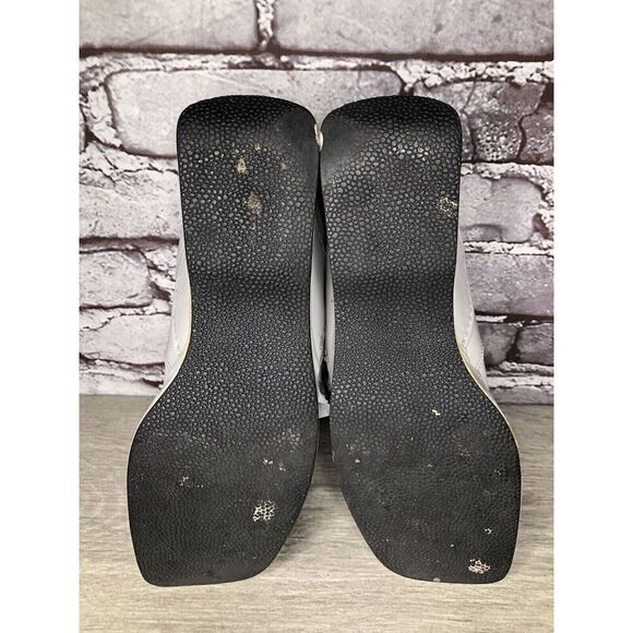 Bagnoli & Bonifacio Ivory Leather Strap Wedge Sandals Women Sz 40EU/9.5M US - Picture 12 of 16